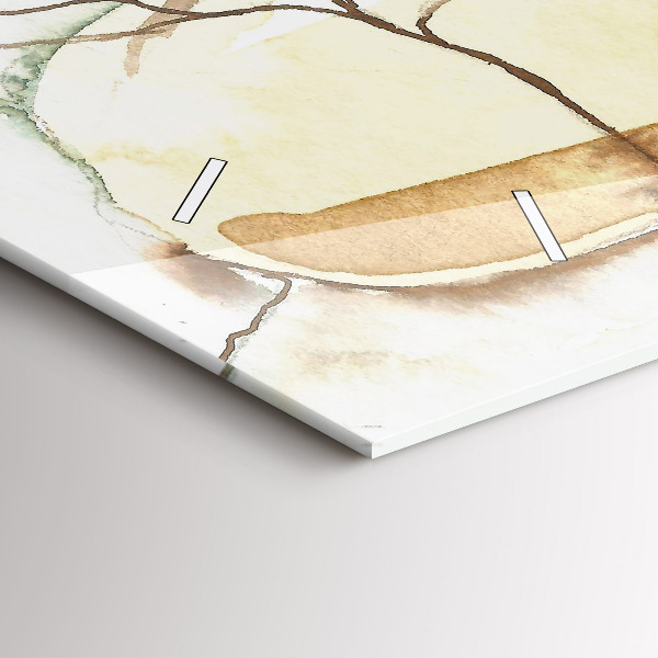 Vízszintes üvegóra Egy nő portréja