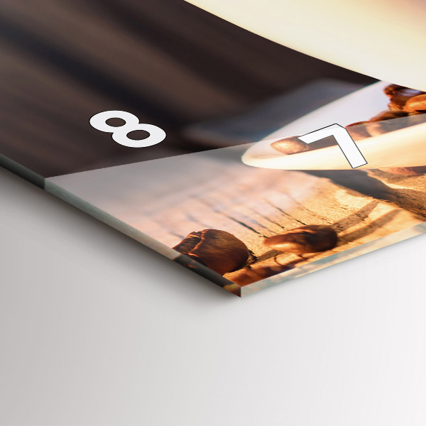 Vízszintes üvegóra Egy csésze kávét