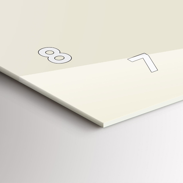 Vízszintes üvegóra Absztrakt szarvas