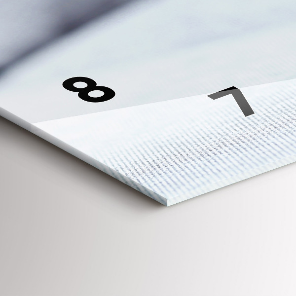 Vízszintes üvegóra Macska a kanapén