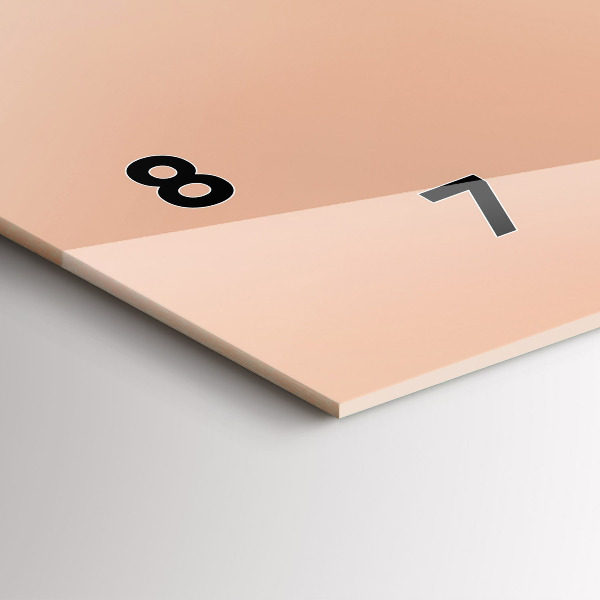 Vízszintes üvegóra Flamingo illusztráció