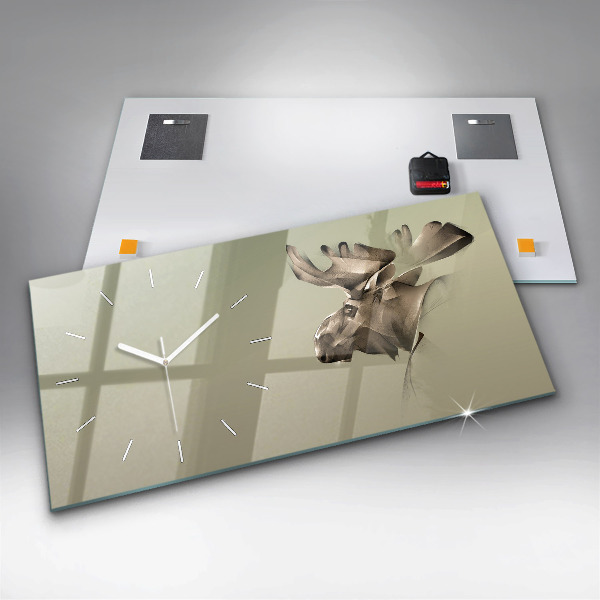 Vízszintes üvegóra Grafikus jávorszarvas