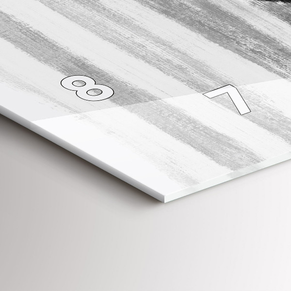 Vízszintes üvegóra Fekete-fehér nő