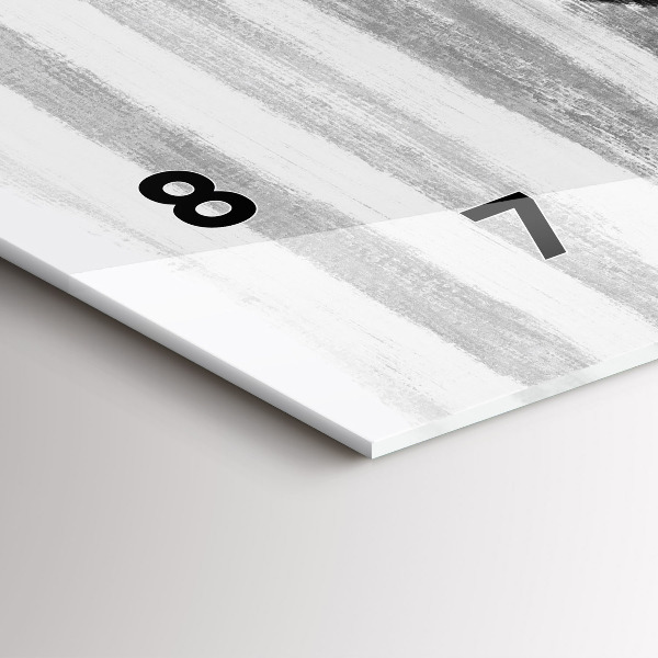 Vízszintes üvegóra Fekete-fehér nő