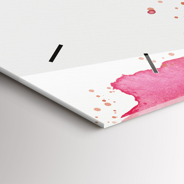 Vízszintes üvegóra Akvarell sas háttér