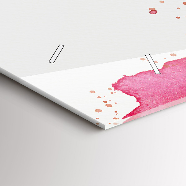 Vízszintes üvegóra Akvarell sas háttér