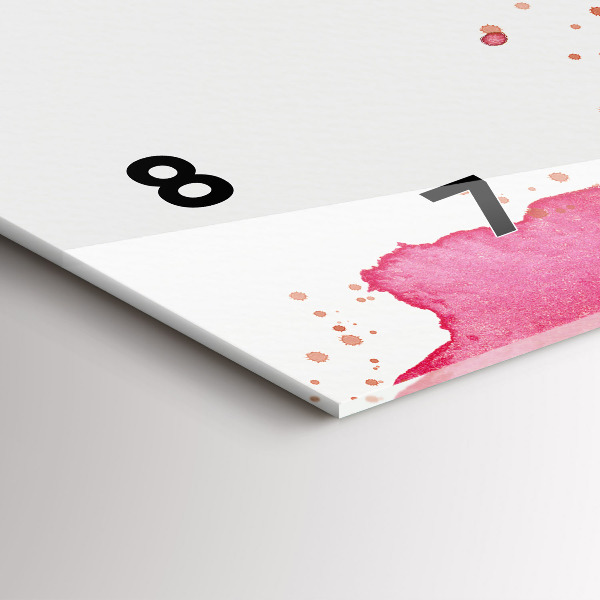 Vízszintes üvegóra Akvarell sas háttér