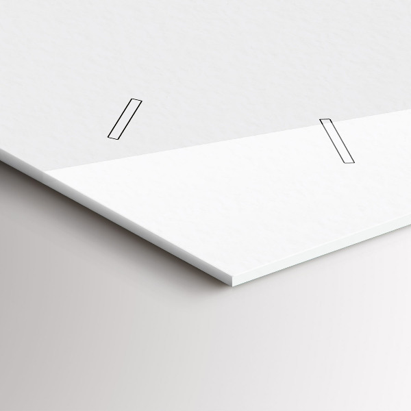 Vízszintes üvegóra Divatos nő