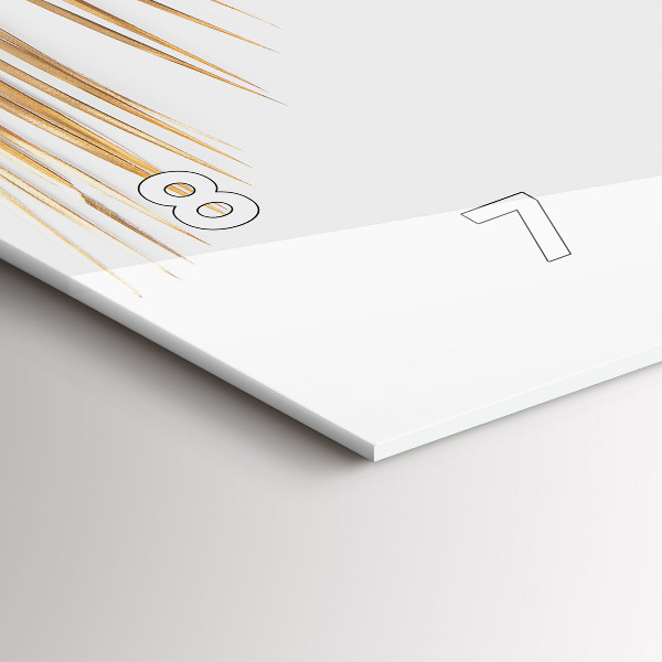 Vízszintes üvegóra Trópusi levelek