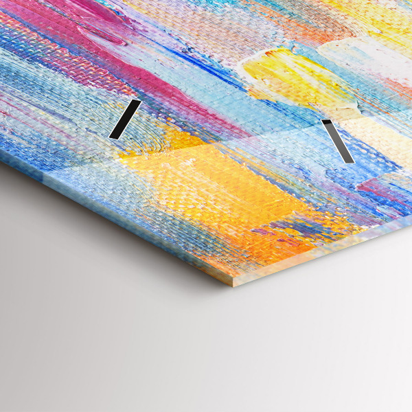 Vízszintes üvegóra Pár az esőben