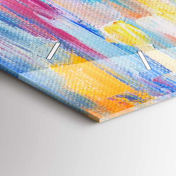 Vízszintes üvegóra Pár az esőben