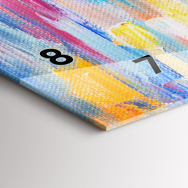 Vízszintes üvegóra Pár az esőben