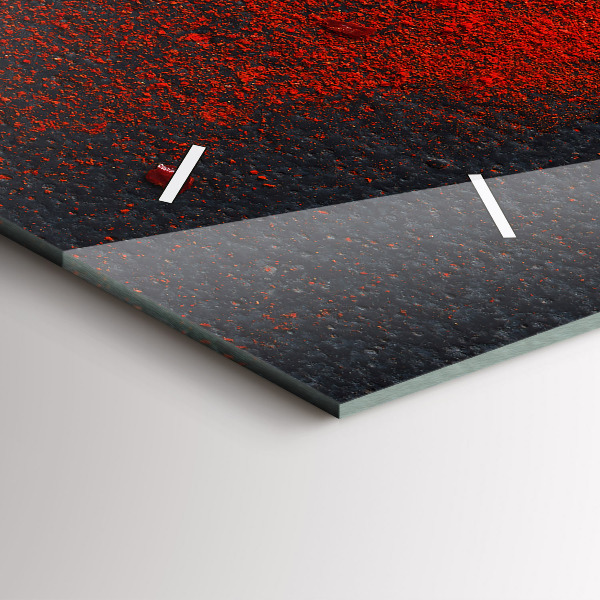 Vízszintes üvegóra Piros fűszer