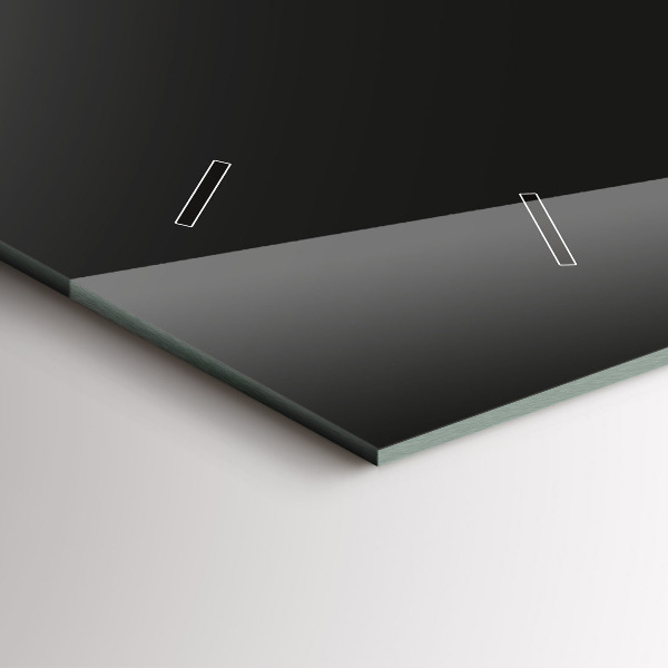 Vízszintes üvegóra Színes elefánt