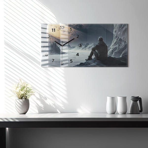 Vízszintes üvegóra Ember Űrbolygó