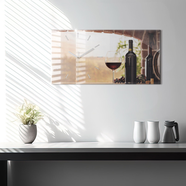 Vízszintes üvegóra Üveg bor