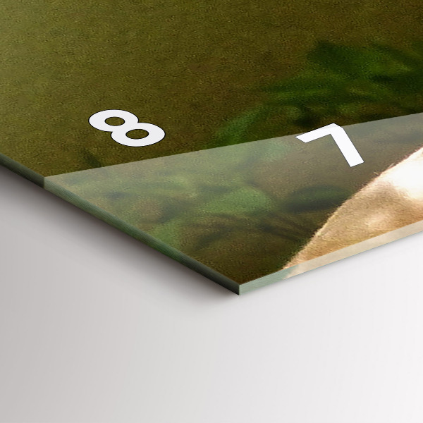 Vízszintes üvegóra Oroszlán portréja