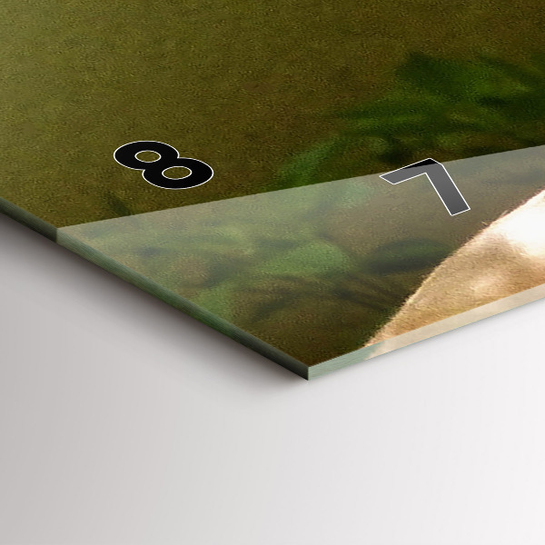 Vízszintes üvegóra Oroszlán portréja