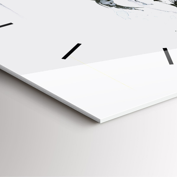 Szögletes fali üvegóra Balettet táncoló nő