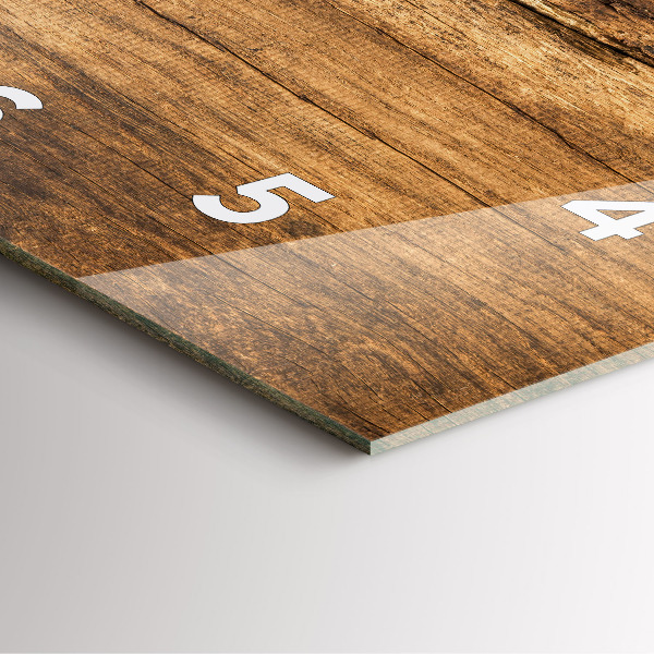 Szögletes fali üvegóra Kanál fűszerek