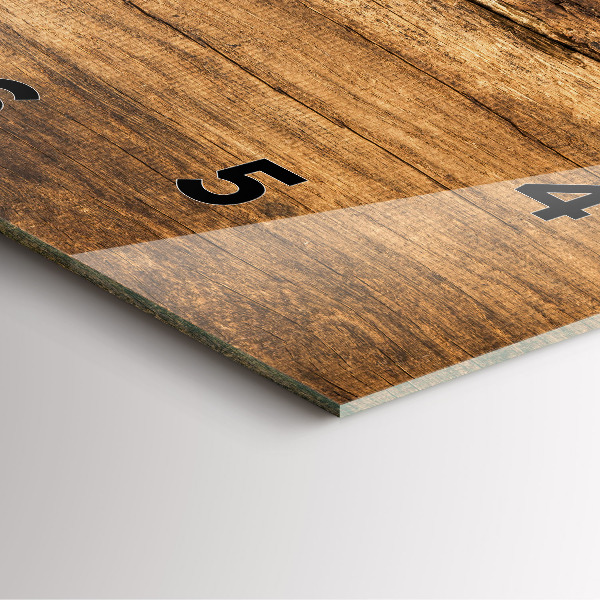 Szögletes fali üvegóra Kanál fűszerek