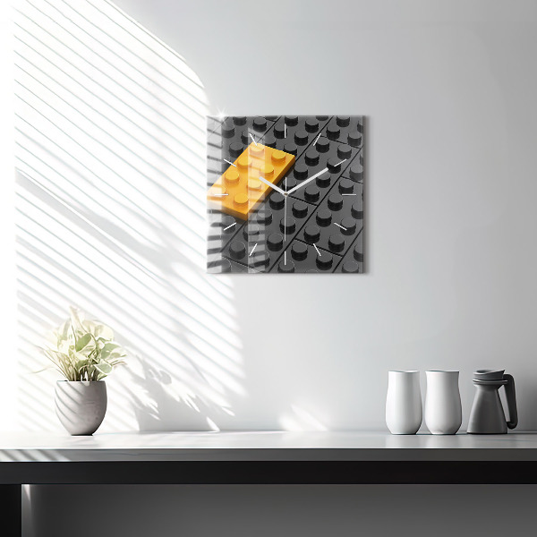 Szögletes fali üvegóra Játék blokkok