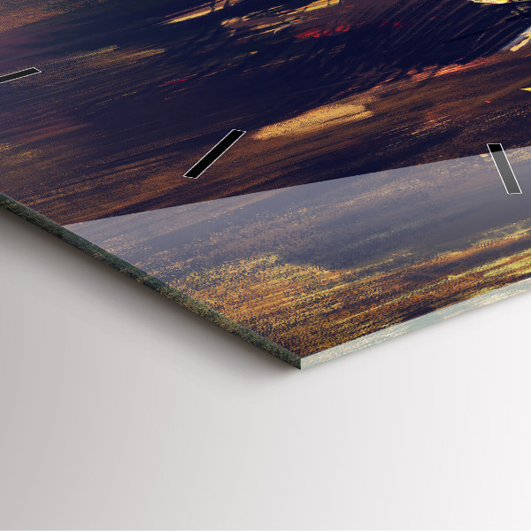 Szögletes fali üvegóra Impresszionizmus a művészeti piactéren