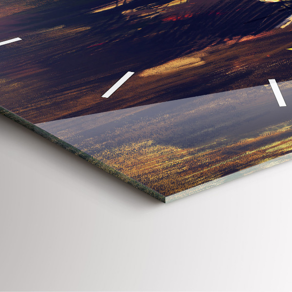 Szögletes fali üvegóra Impresszionizmus a művészeti piactéren