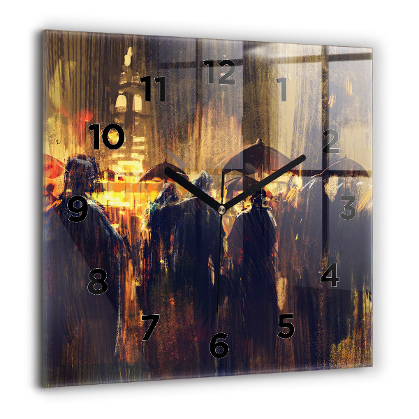 Szögletes fali üvegóra Impresszionizmus a művészeti piactéren