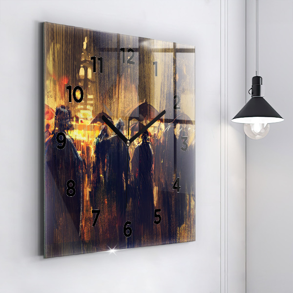 Szögletes fali üvegóra Impresszionizmus a művészeti piactéren