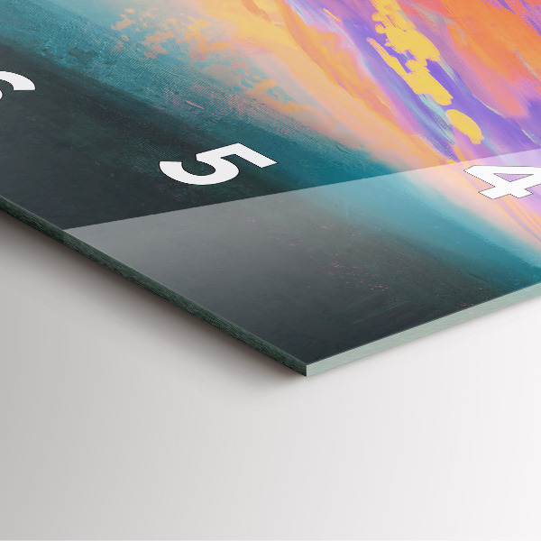 Szögletes fali üvegóra Plátói szerelem