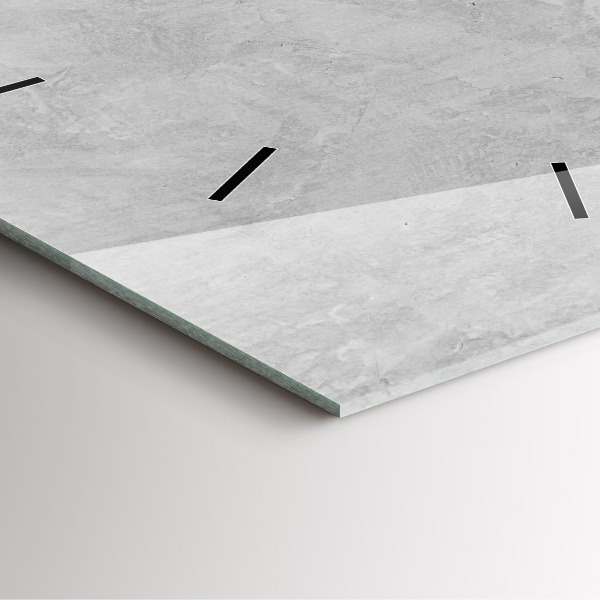 Szögletes fali üvegóra Kőfal