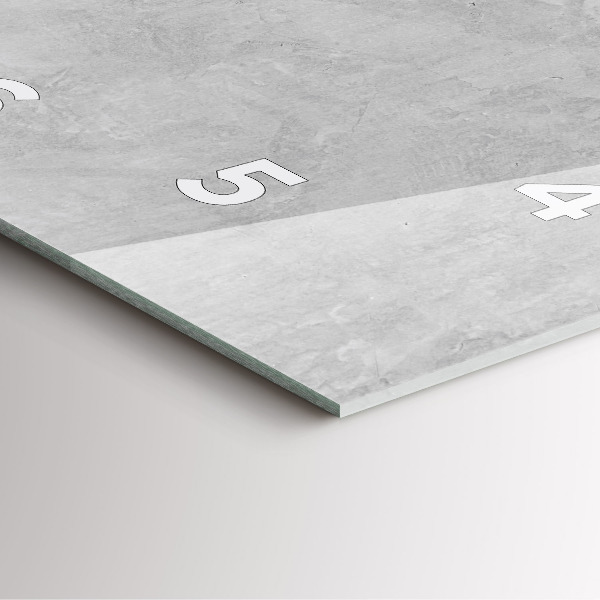 Szögletes fali üvegóra Kőfal