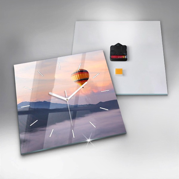 Szögletes fali üvegóra Gyönyörű táj