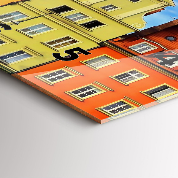 Szögletes fali üvegóra Wroclaw - Óváros