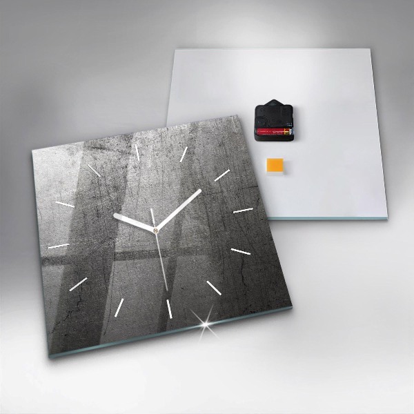 Szögletes fali üvegóra Fém fal