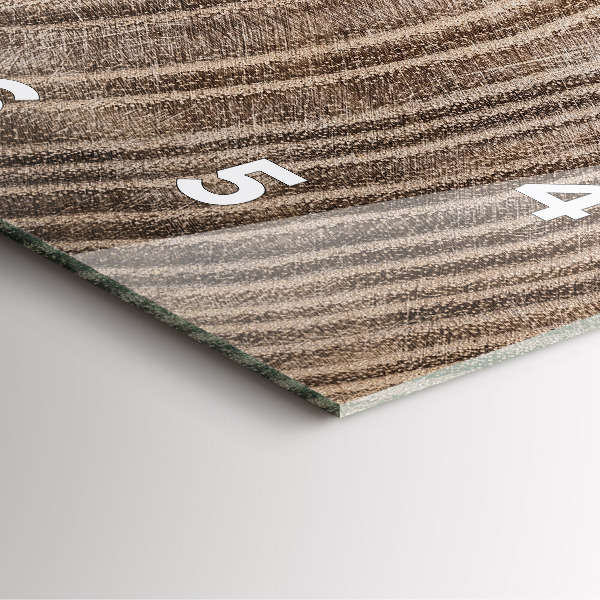 Szögletes fali üvegóra Törzs