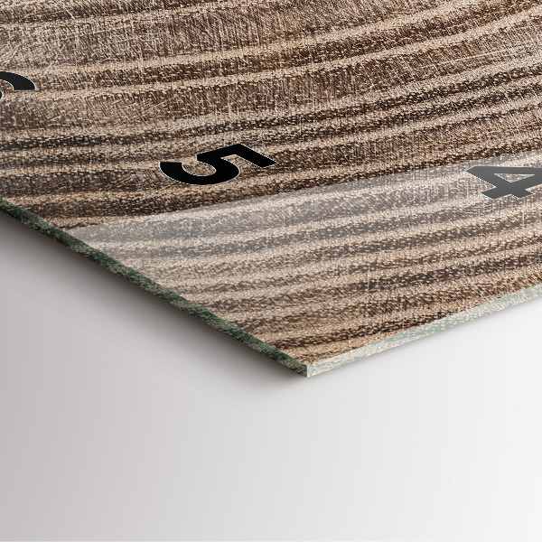 Szögletes fali üvegóra Törzs