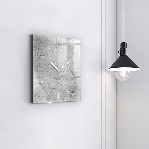 Szögletes fali üvegóra Nyers fal