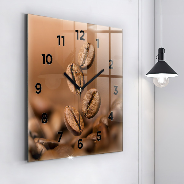 Szögletes fali üvegóra Absztrakt színek