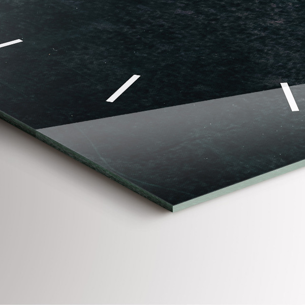 Szögletes fali üvegóra Kávébab