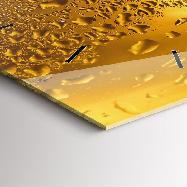 Szögletes fali üvegóra Egy korsó sört