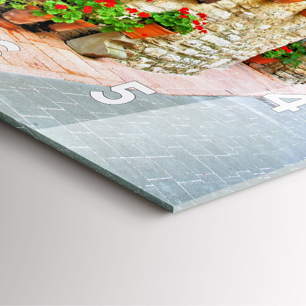 Szögletes fali üvegóra Festői utca