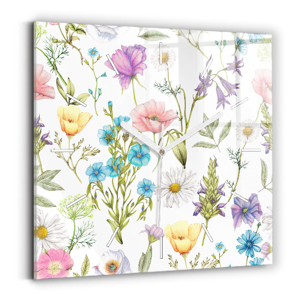 Szögletes fali üvegóra Virágkötészeti