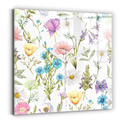 Szögletes fali üvegóra Virágkötészeti