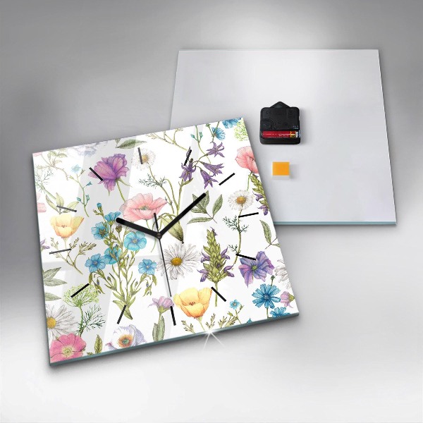 Szögletes fali üvegóra Virágkötészeti