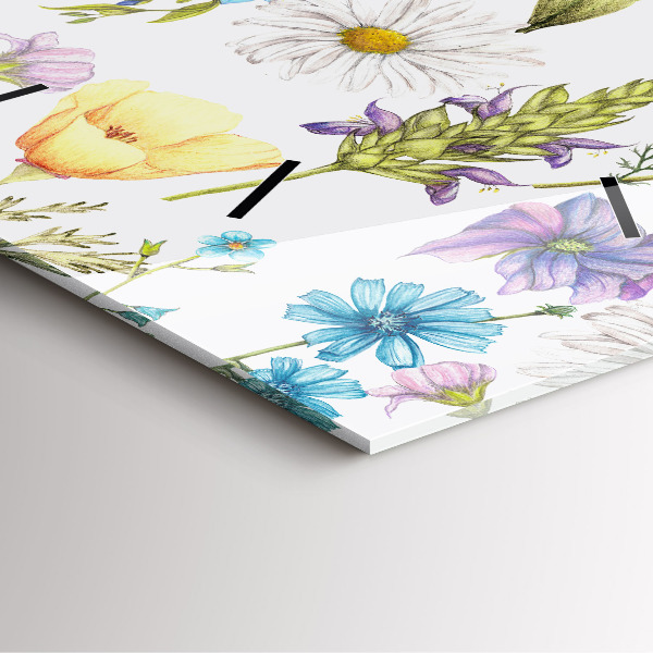 Szögletes fali üvegóra Virágkötészeti