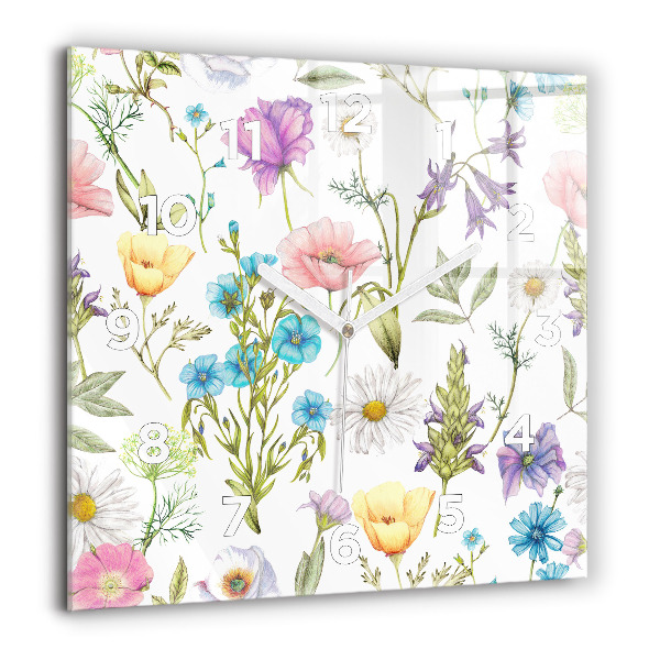 Szögletes fali üvegóra Virágkötészeti