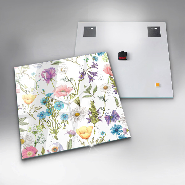 Szögletes fali üvegóra Virágkötészeti