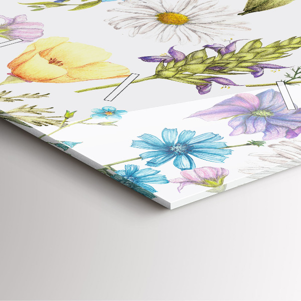 Szögletes fali üvegóra Virágkötészeti